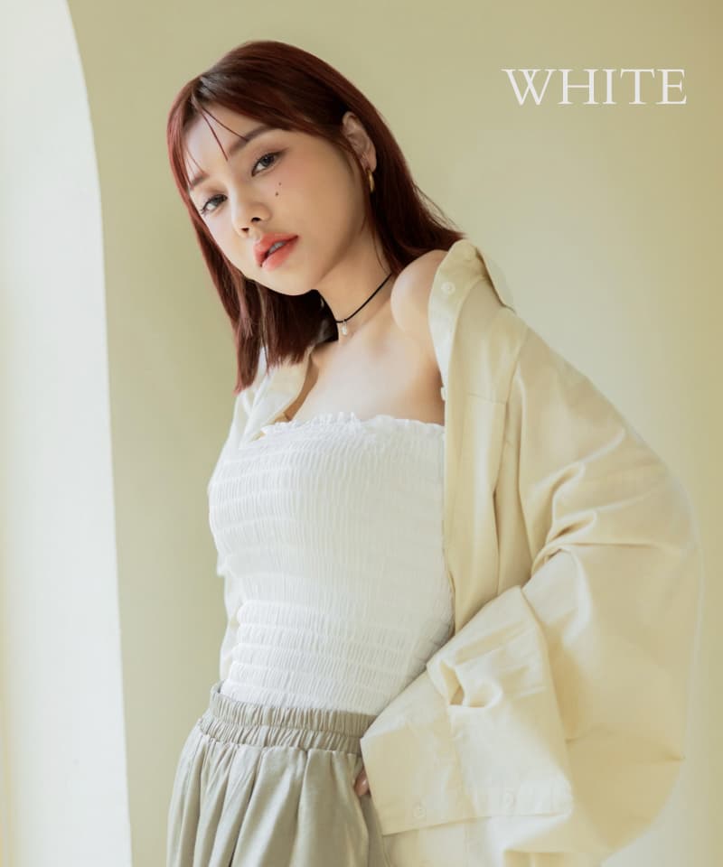 再入荷】3WAYシャーリングブラトップ《BRAmone Fashion Glamorous