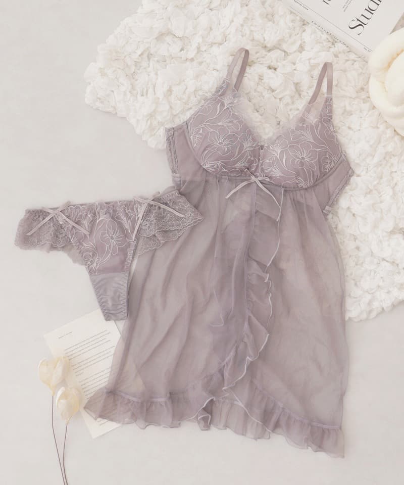 シャンテレースベビードール&ショーツ | 【公式】下着・ランジェリーの