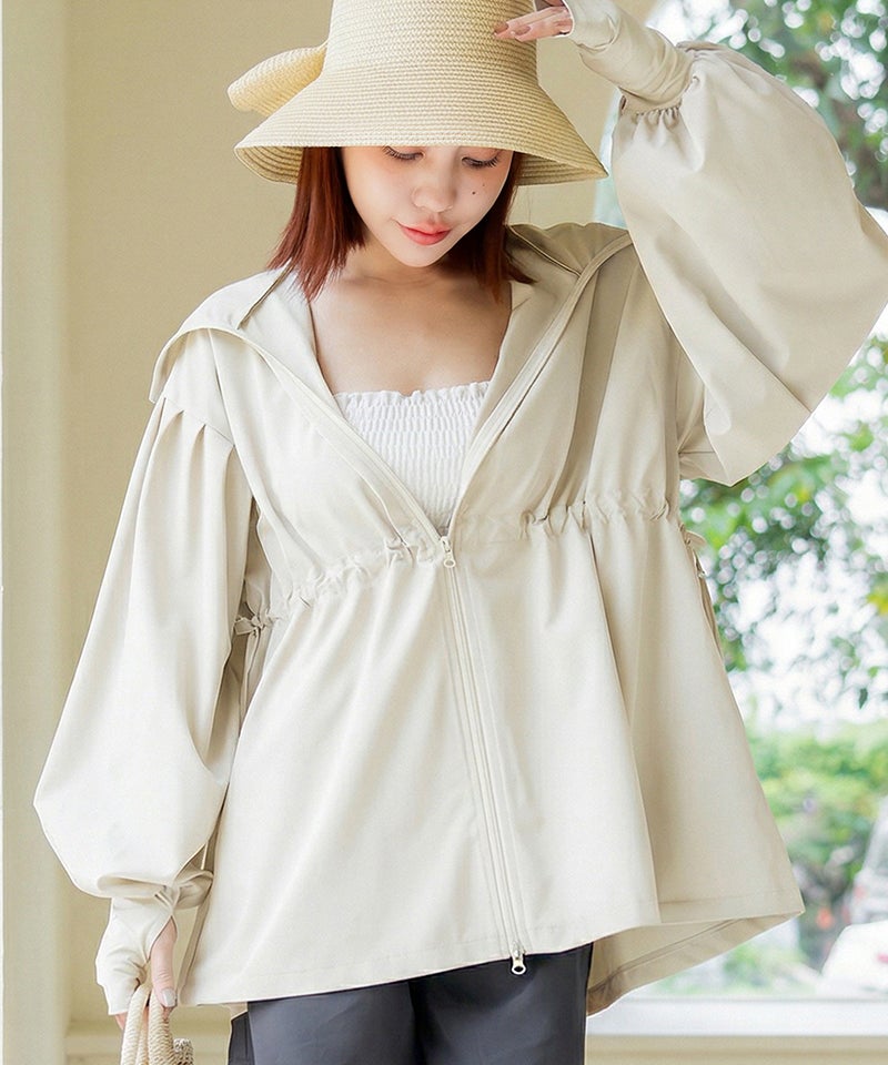 水陸両用ラッシュガード ウェストギャザータイプ