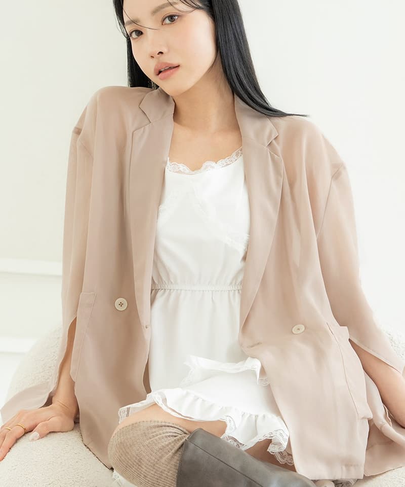 接触冷感シアージャケット